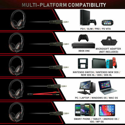 Audifonos Gamer Diadema con Micrófono