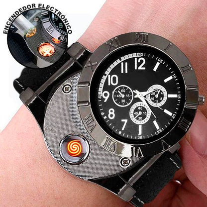 RELOJ ACCENDINO - NEGRO