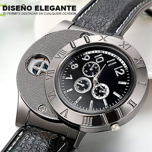 RELOJ ACCENDINO - NEGRO