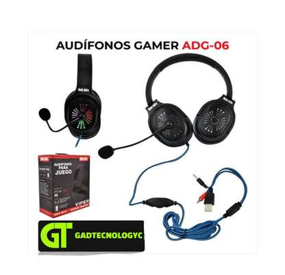 AUDIFONOS GAMER VIPER GAM 09