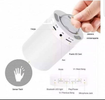 Lámpara Bocina Smart Bluetooth Led Touch 